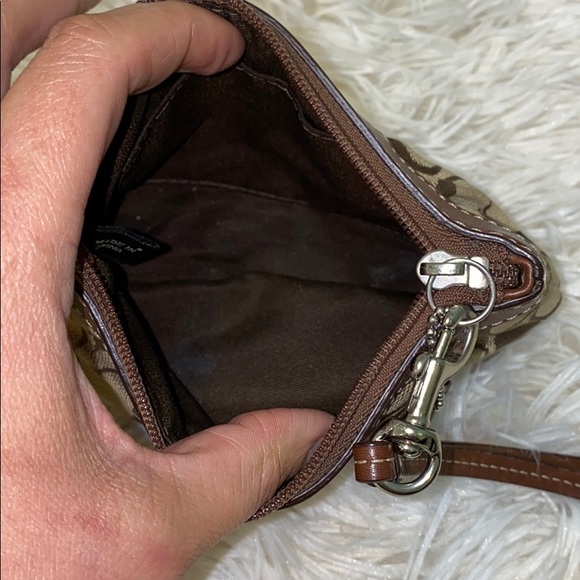 Coach Signature Wristlet - Picture 5 of 5